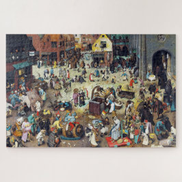 Quebra-cabeça A Luta entre o Carnaval e a Quaresma, Bruegel