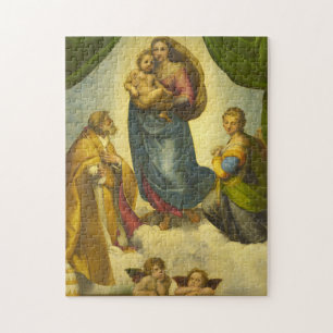 Quebra-cabeça A Madonna Sistina por Raphael