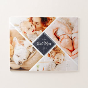 Quebra-cabeça A Melhor Mãe Já Teve Fotos Personalizadas Modern