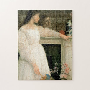 Quebra-cabeça A Menina Branca; Sinfonia em Branco, n.º 2