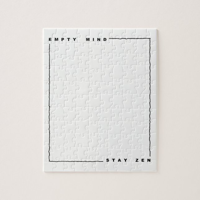 Quebra-cabeça A mente vazia fica congelada (Vertical)