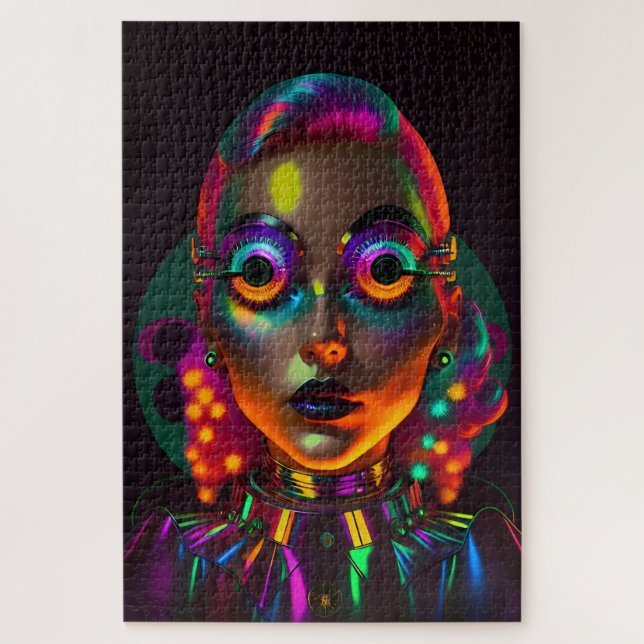 Quebra-cabeça A Mulher Elétrica (Vertical)
