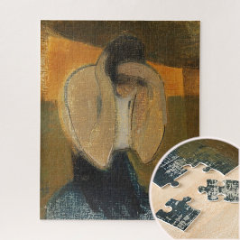 Quebra-cabeça A Mulher Gipsy, Helene Schjerfbeck