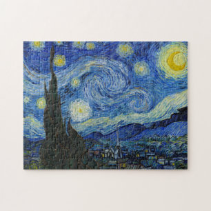Quebra-cabeça A Noite Estrelada, 1889, por Vincent van Gogh