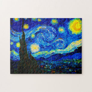 Quebra-cabeça A Noite Estrelada de Vincent Van Gogh