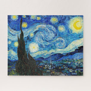 Quebra-cabeça A Noite Estrelada de Vincent Van Gogh
