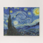Quebra-cabeça A Noite Estrelada por Van Gogh Jigsee Quebra-cabeç<br><div class="desc">Por favor,  visite minha loja para obter design mais interessante e mais opções de cores. => zazzle.com/iwheels*</div>