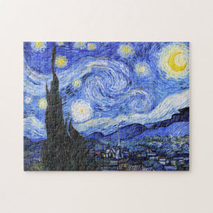 Quebra-cabeça A Noite Estrelada Van Gogh