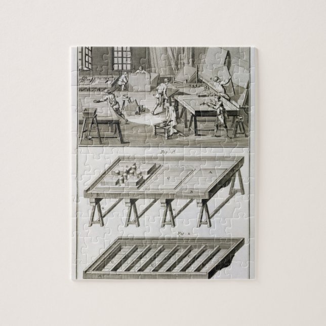 Quebra-cabeça A oficina e as ferramentas de um fabricante do (Vertical)