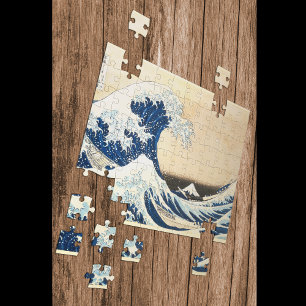 Quebra-cabeça A onda de Excelentes de Kanagawa por Hokusai