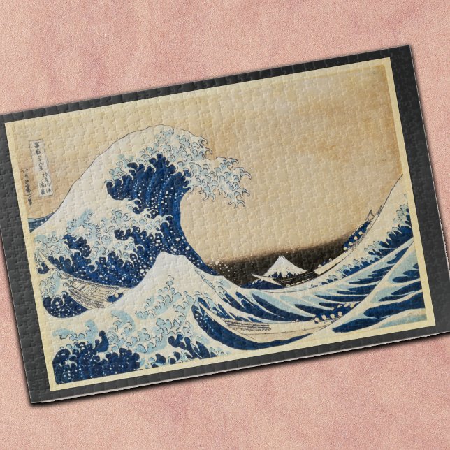 Quebra-cabeça A onda de Excelentes de Kanagawa por Hokusai (Criador carregado)