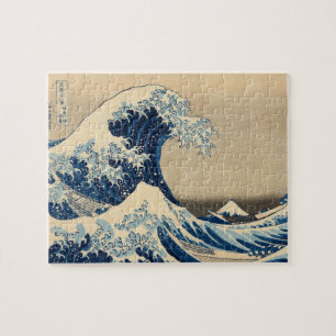 Quebra-cabeça A onda de Excelentes de Katsushika Hokusai