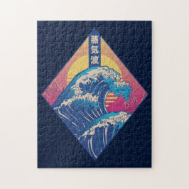 Quebra-cabeça A onda Excelente Vaporwave