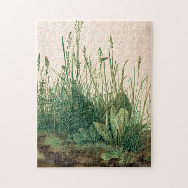 Quebra-cabeça A peça Excelente de Turf, 1503 por Albrecht Durer (Vertical)