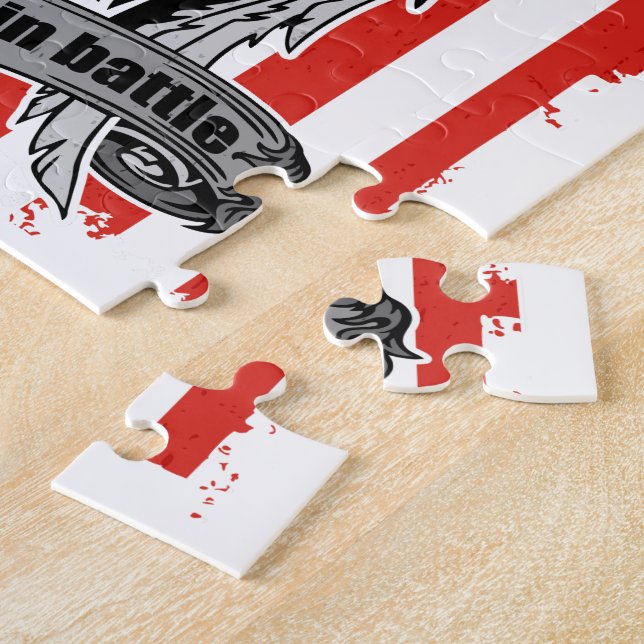 Quebra-cabeça A polícia de St Michael defende-nos na batalha (Lateral)