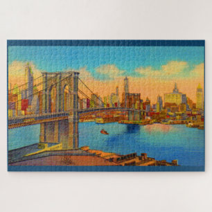 Quebra-cabeça a ponte de Brooklyn