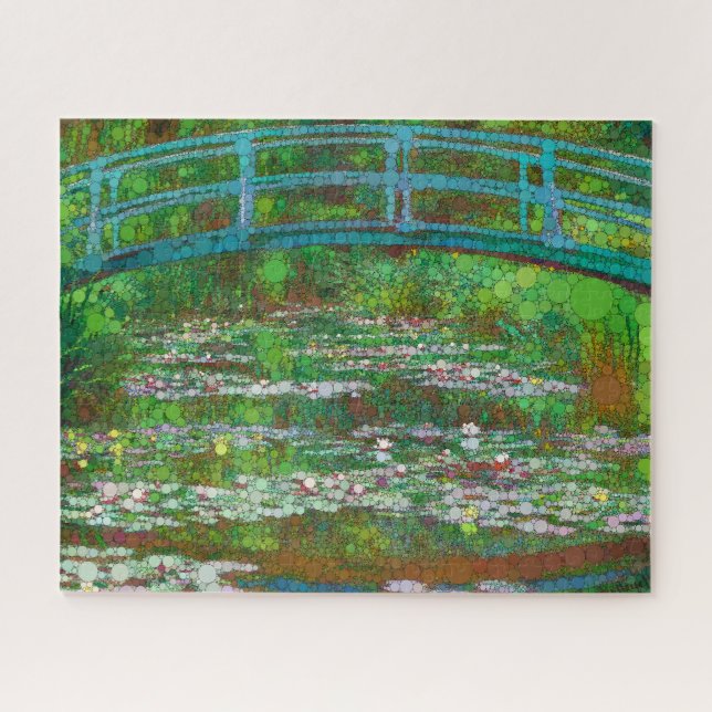 Quebra-cabeça A Ponte Japonesa por After Claude Monet (Horizontal)