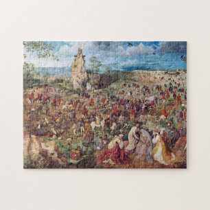 Quebra-cabeça A procissão ao Calvário, Pieter Bruegel