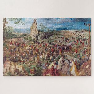 Quebra-cabeça A procissão ao Calvário, Pieter Bruegel