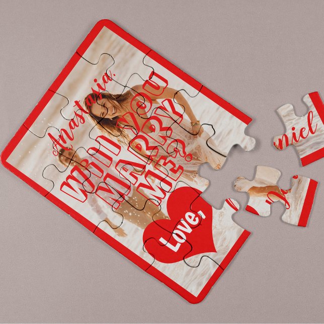 Quebra-cabeça A proposta do casamento vai me casado sua foto ver (Criador carregado)