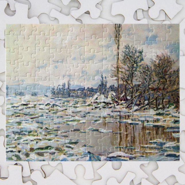 Quebra-cabeça A Quebra do Gelo por Claude Monet (Criador carregado)