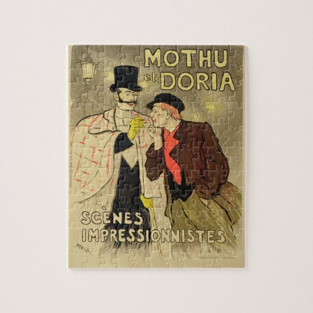 Quebra-cabeça A reprodução de uma propaganda de poster 'Mothu e (Vertical)