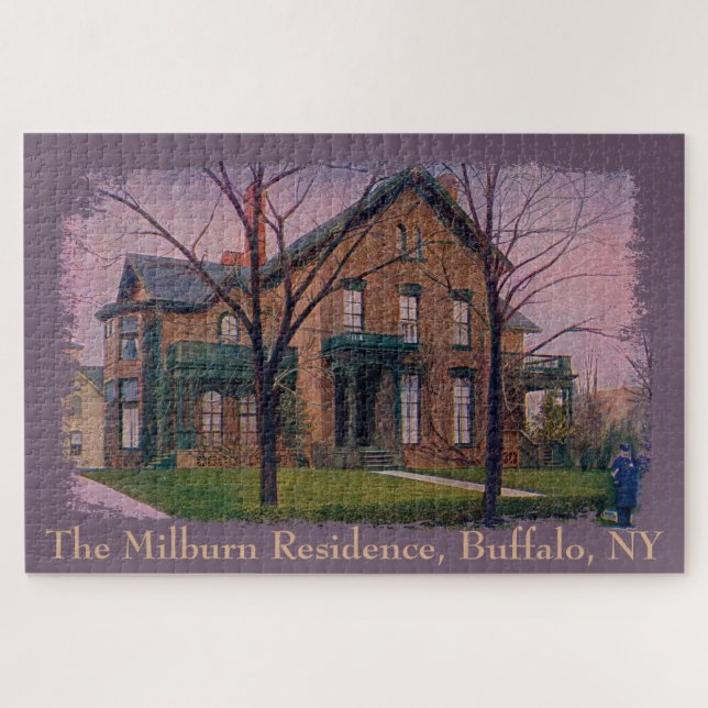 Quebra-cabeça A Residência De Milburn - Buffalo, NY Grande Quebr (Horizontal)