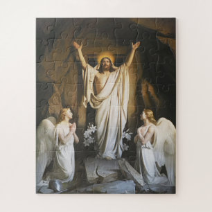 Quebra-cabeça A ressurreição de Carl Bloch, Arte Religiosa