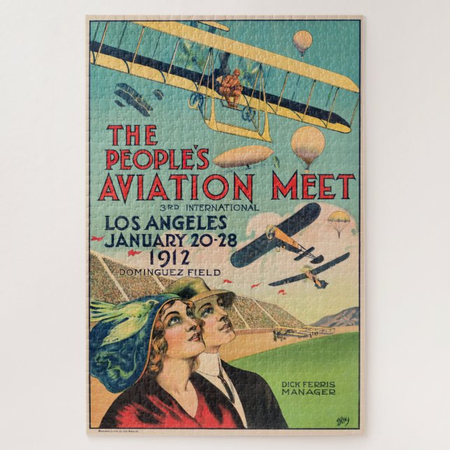Quebra-cabeça A Reunião de Aviação do Povo (Vertical)