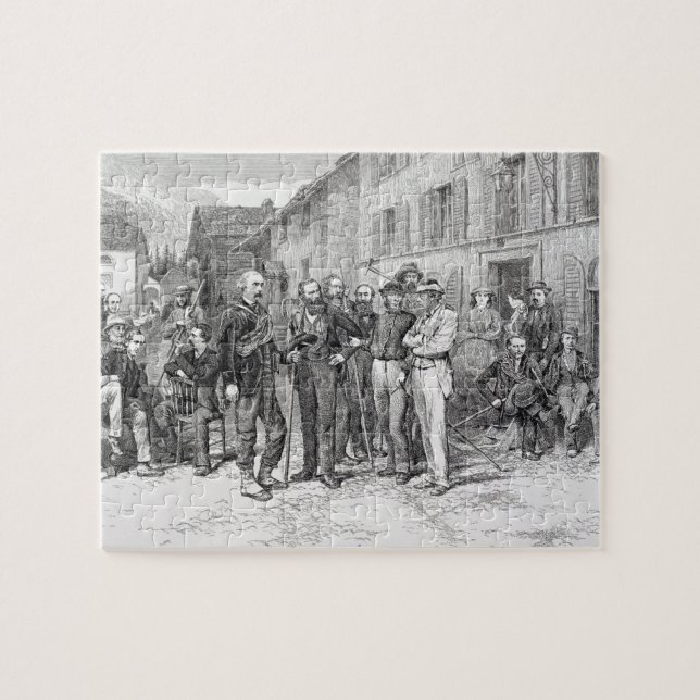 Quebra-cabeça A sala de clube de Zermatt em 1864, "da subida (Horizontal)
