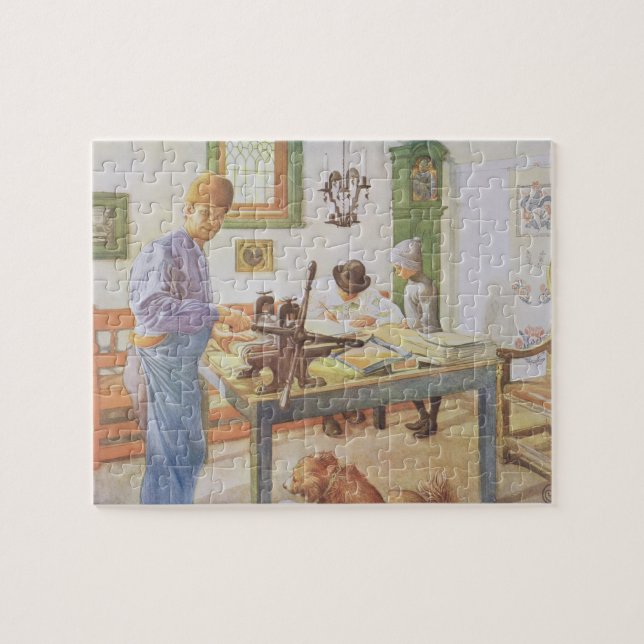 Quebra-cabeça A sala de impressão, bar. em "Lasst Licht Hinin" (Horizontal)