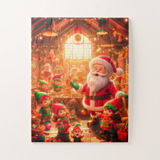 Quebra-cabeça A Sample of Some of His Toys - Santa on a Holiday