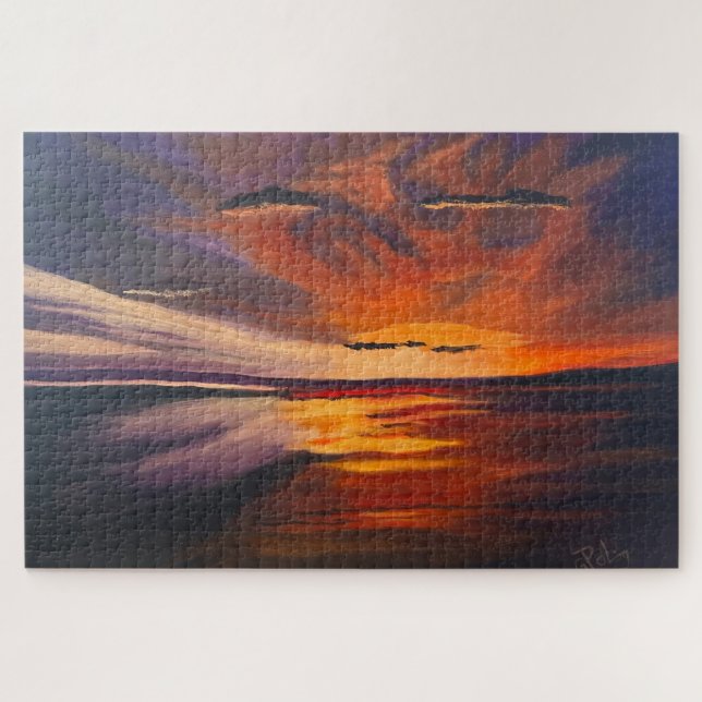 Quebra-cabeça A San Diego Sunset, Original por Gary Poling (Horizontal)