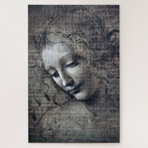 Quebra-cabeça A Senhora com Cabelo Descascado, Leonardo da Vinci