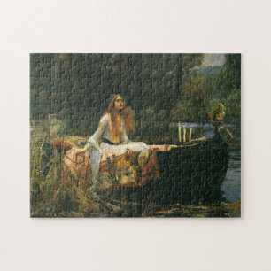 Quebra-cabeça A senhora de Shalott no barco pelo Waterhouse de
