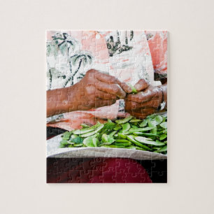 Quebra-cabeça A senhora do feijão de manteiga