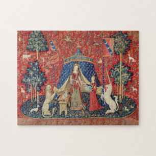 Quebra-cabeça A Senhora e o Unicórnio: "Ao meu único desejo"