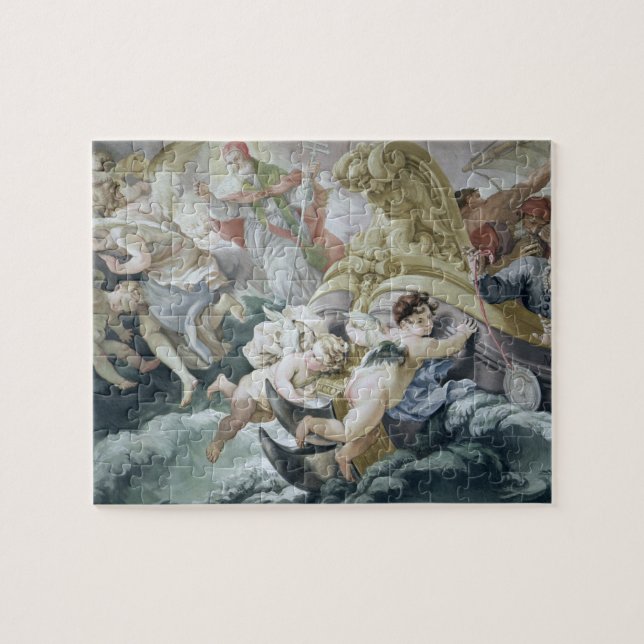 Quebra-cabeça A tempestade acalmada miraculosa no contato com (Horizontal)