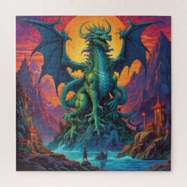 Quebra-cabeça A Terra é o Dragão (Vertical)