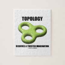A topologia exige um toróide torcido da imaginação
