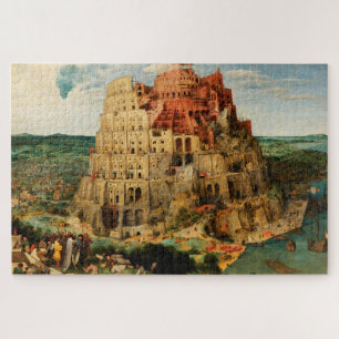 Quebra-cabeça "A Torre de Babel" de Pieter Bruegel (cerca de 156