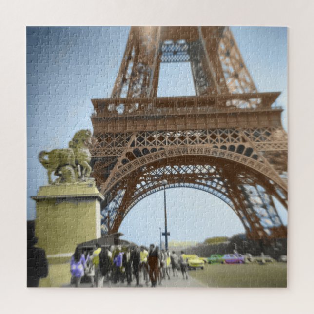 Quebra-cabeça A Torre Eiffel, como você nunca viu antes. (Vertical)