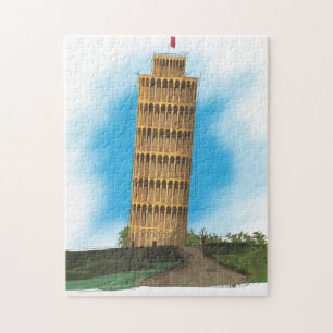 Quebra-cabeça A Torre Mentira de Pisa