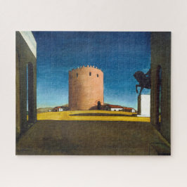 Quebra-cabeça A Torre Vermelha | Giorgio de Chirico |
