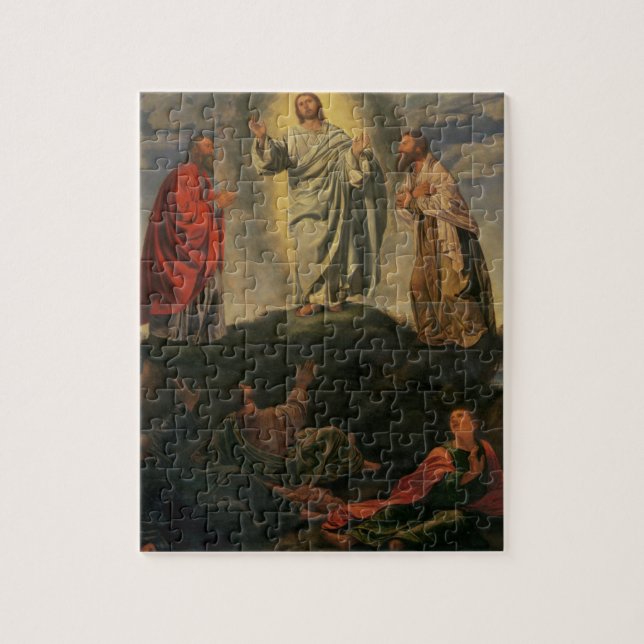 Quebra-cabeça A transfiguração, c.1527-33 (óleo no painel) (Vertical)