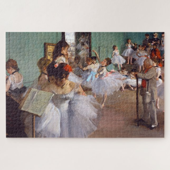 Quebra-cabeça A turma de dança, Edgar Degas (Horizontal)