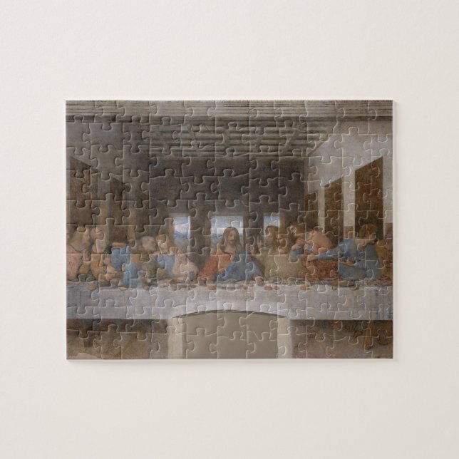 Quebra-cabeça A Última Ceia de Leonardo da Vinci (Horizontal)