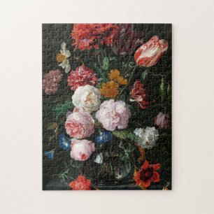 Quebra-cabeça A vida com flores Jan Davidsz de Heem
