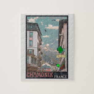 Quebra-cabeça A vila de Chamonix - BonW
