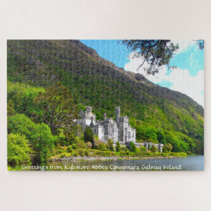 Quebra-cabeça Abadia Kylemore Connemara Galway Irlanda. Quebra-c